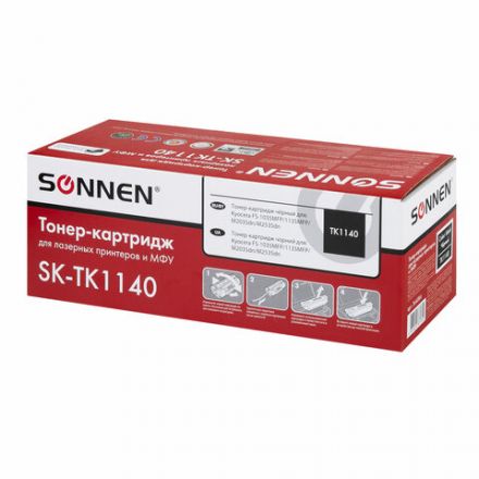 Тонер-картридж лазерный SONNEN (SK-TK1140) для KYOCERA FS-1035MFP/1135MFP/M2035dn/M2535dn, ресурс 7200 стр., 364084 Тонер-картридж лазерный SONNEN (SK-TK1140) для KYOCERA FS-1035MFP/1135MFP/M2035dn/M2535dn, ресурс 7200 стр., 364084