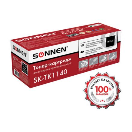 Тонер-картридж лазерный SONNEN (SK-TK1140) для KYOCERA FS-1035MFP/1135MFP/M2035dn/M2535dn, ресурс 7200 стр., 364084 Тонер-картридж лазерный SONNEN (SK-TK1140) для KYOCERA FS-1035MFP/1135MFP/M2035dn/M2535dn, ресурс 7200 стр., 364084