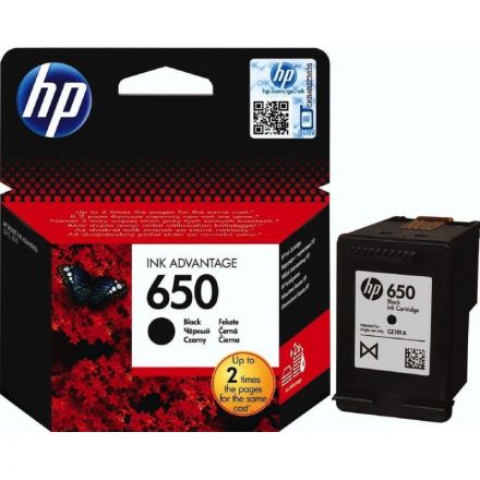 Картридж струйный HP 650 CZ101AE черный оригинальный Картридж струйный HP 650 CZ101AE черный оригинальный