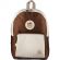 Рюкзак №1School  бежевый эмблема мишка