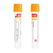 Вакуумные пробирки с акт-ом свертыв и гелем 5мл 13х100 Acti-Fine 50 шт/уп