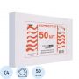 Конверт OfficePost C4 90 г/кв.м белый декстрин с внутренней запечаткой (50 штук в упаковке)