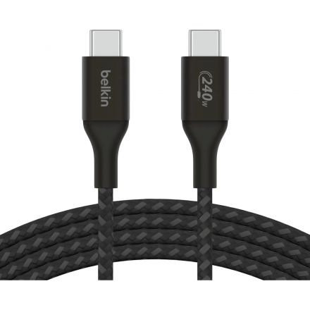 Кабель Belkin (CAB015bt1MBK)BoostCh.240W PD USB-C/USB-C Braided каб:1м.черн