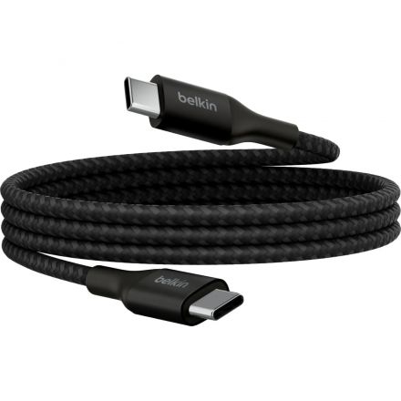 Кабель Belkin (CAB015bt1MBK)BoostCh.240W PD USB-C/USB-C Braided каб:1м.черн