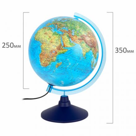 Глобус интерактивный + очки VR физический / политический Globen, 25 см, с подсветкой, INT12500284 Глобус интерактивный + очки VR физический / политический Globen, 25 см, с подсветкой, INT12500284