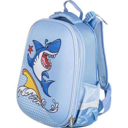 Ранец 3D Funny shark, 2 отд., эргоном. спинка Ранец 3D Funny shark, 2 отд., эргоном. спинка