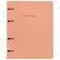 Тетрадь на кольцах А5, 175х215 мм, 120 л., под кожу, BRAUBERG VISTA, "Minimal", персиковый, 405214