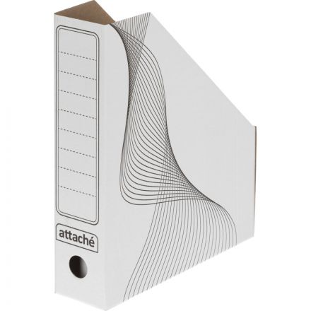 Вертикальный накопитель Attache 75мм белый волны 2шт/уп (сборн) гофрокарт Вертикальный накопитель Attache 75мм белый волны 2шт/уп (сборн) гофрокарт