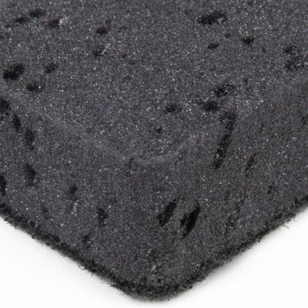 Губки для посуды 9,5х7х3,5 см, КОМПЛЕКТ 10 шт., BIG BLACK, КРУПНОПОРИСТЫЙ поролон с абразивным слоем, LAIMA, 608650