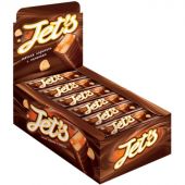 Шоколадный батончик JET S с печен и мягкой карамелью, 42гх18шт/уп (НК711)