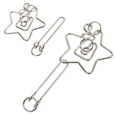 Головоломки металлические большие ЗОЛОТАЯ СКАЗКА, набор 6 штук, MEDIUM level, 664926 Головоломки металлические большие ЗОЛОТАЯ СКАЗКА, набор 6 штук, MEDIUM level, 664926