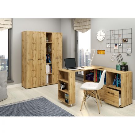 Шкаф полузакрытый IN Homeoffice 644x416x1746 Дуб натуральный