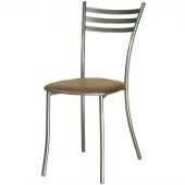 Стул для столовых UD_Флоренция СМ7/1-02 карк.серебр.метал.к/з-беж. К-009 Стул для столовых UD_Флоренция СМ7/1-02 карк.серебр.метал.к/з-беж. К-009