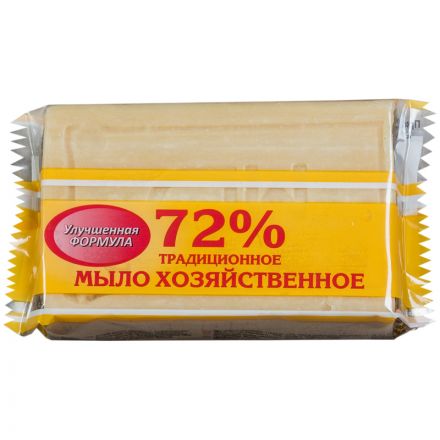 Мыло хозяйственное 72% Меридиан "Традиционное", 150г, флоу-пак Мыло хозяйственное 72% Меридиан "Традиционное", 150г, флоу-пак