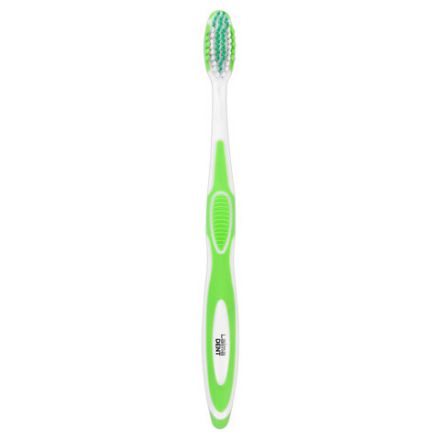 Зубная щетка средней жесткости, LAIMA DENT "MASSAGER", с массажными щетинками, 609318