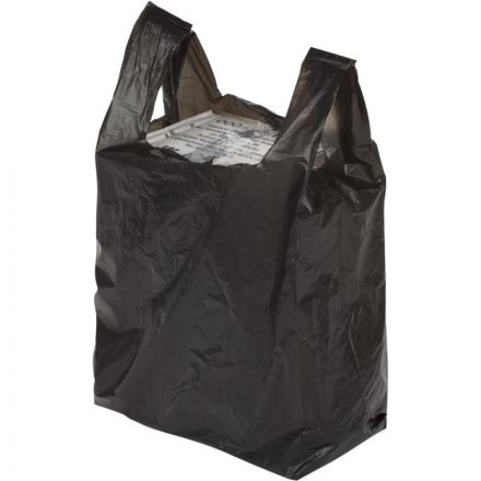 Пакет-майка усиленный ПНД, 30+18x56, черный, 28 мкм, 100 шт/уп, Пакет-майка усиленный ПНД, 30+18x56, черный, 28 мкм, 100 шт/уп,