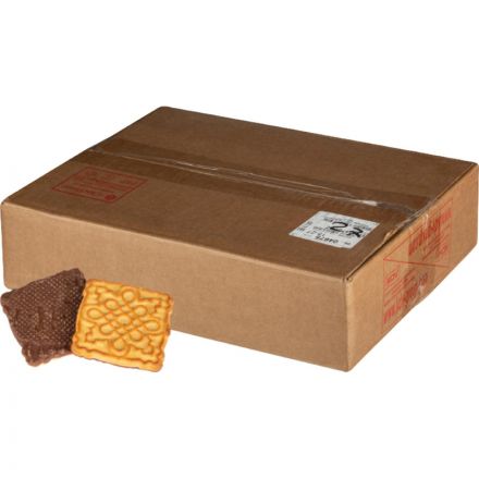 Печенье Яшкино Зебра сахарное  с топленым молоком, 3кг/уп (ЯП123)