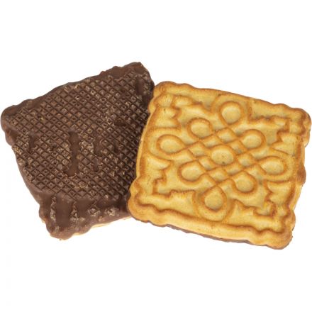 Печенье Яшкино Зебра сахарное  с топленым молоком, 3кг/уп (ЯП123)