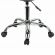 Кресло стул BRABIX "Eames MG-310 CH", хром, пластик черный, экокожа черная, 532925