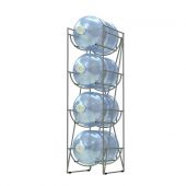 Стеллаж для воды Кагорта-2 на 4 тары металлик 340х435х1150 мм Стеллаж для воды Кагорта-2 на 4 тары металлик 340х435х1150 мм