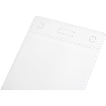 Бейдж Attache Economy 138x96 150мкм,шнурок 45см син, вкладыш 120x90 5шт/уп