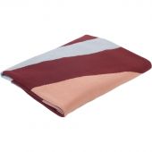 Плед из хлопка с рисунком Tulip field из коллекции Terra, 130х180 см