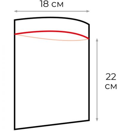 Пакет с замком слайдер 1л 22х18х3 40 мкм для хранения/замораживания 15 шт Пакет с замком слайдер 1л 22х18х3 40 мкм для хранения/замораживания 15 шт