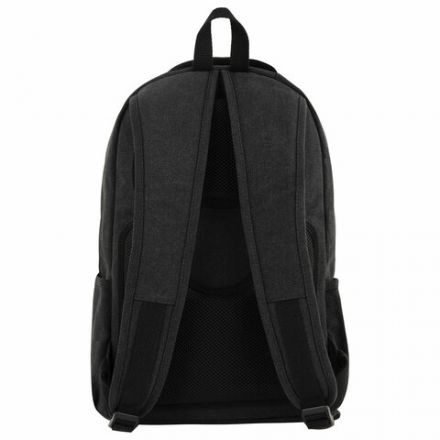 Рюкзак BRAUBERG DELTA универсальный, 2 отделения, холщовый, "Pulse", темно-серый, 44х30х14 см, 225296