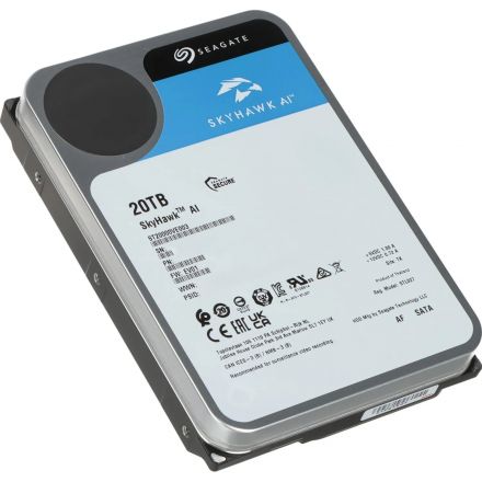 Жесткий диск Seagate SkyHawk AI 3.5 20TB (ST20000VE003) SATA, 7200rpm, 3l Жесткий диск Seagate SkyHawk AI 3.5 20TB (ST20000VE003) SATA, 7200rpm, 3l