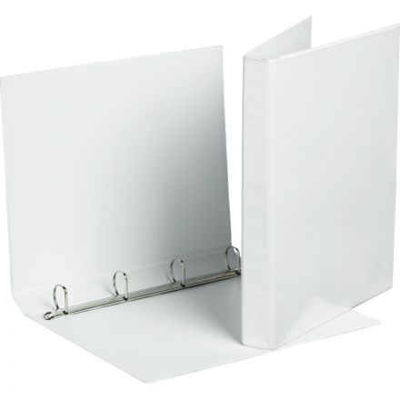 Папка на 4-х кольцах Attache Панорама 40 мм белая до 250 листов