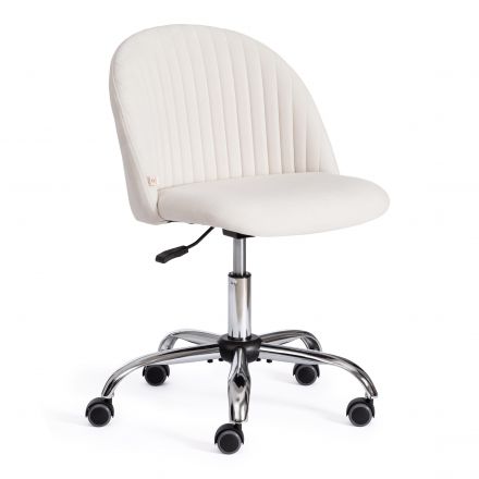 Кресло Tetchair MELODY, флок , молочный, 4