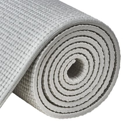Коврик для йоги TORRES Relax 6, YL12236G, PVC 6 мм,серый