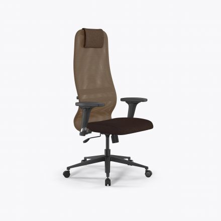 Кресло Sit 8 B1-9D - X2+Bahama /Uh00/Wh12/D02P(M09.B11.G19.W02) Св.коричневый-Коричневый