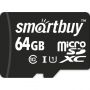 Карта памяти SmartBuy microSDXC 64Gb UHS-I Cl10 +ад, SB64GBSDCL10-01 Карта памяти SmartBuy microSDXC 64Gb UHS-I Cl10 +ад, SB64GBSDCL10-01