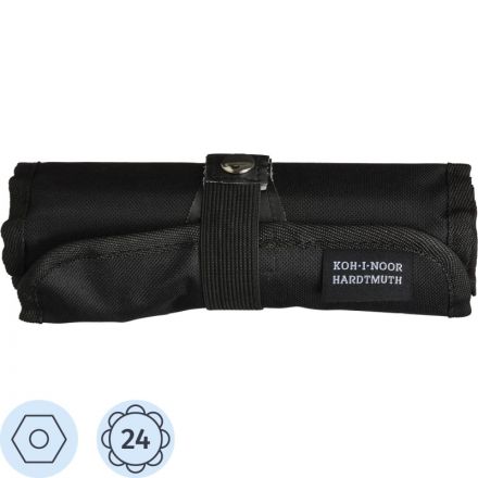 Карандаши цветные худож POLYCOLOR 3824 24цв/наб пенал-рулон 3824024003TP Карандаши цветные худож POLYCOLOR 3824 24цв/наб пенал-рулон 3824024003TP