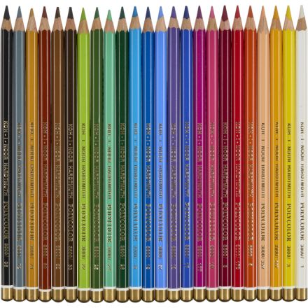 Карандаши цветные худож POLYCOLOR 3824 24цв/наб пенал-рулон 3824024003TP Карандаши цветные худож POLYCOLOR 3824 24цв/наб пенал-рулон 3824024003TP