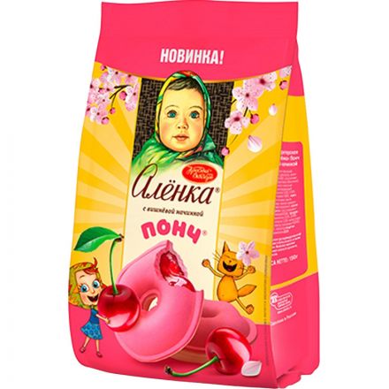 Понч Аленка с вишневой начинкой 150г