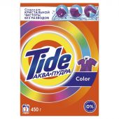 Порошок стиральный Tide Аква Пудра Color автомат 450г д/цветного белья