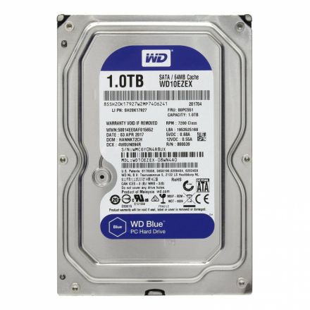 Жесткий диск WD Original SATA 1Tb WD10EZEX Caviar Blue (7200rpm) 64Mb 3.5