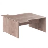 Стол 2-х местный эргономичный W2CET 169.1 Дуб Сонома 1600х1806х750 WAVE Стол 2-х местный эргономичный W2CET 169.1 Дуб Сонома 1600х1806х750 WAVE