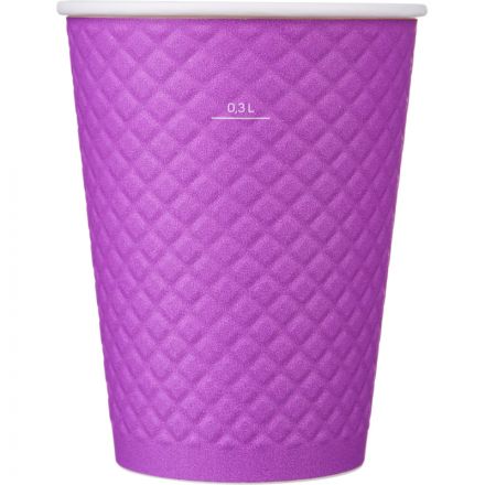 Стакан одноразовый бум двухслойный d-90мм 300мл Waffle Color (25шт/уп) Стакан одноразовый бум двухслойный d-90мм 300мл Waffle Color (25шт/уп)