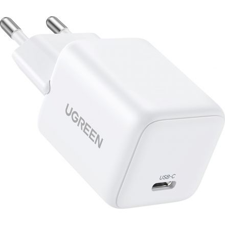 Зарядное устройство UGREEN сетевое X512 (55554) Mini 20W USB-C GaN EU белый