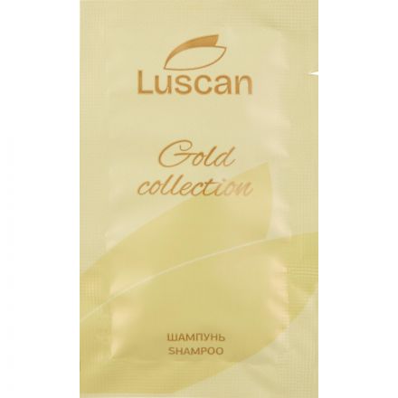 Шампунь Luscan Gold Collection, саше 10мл,500шт/уп