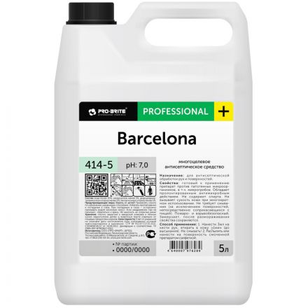 Антисептик для рук Pro-Brite Barcelona 5 л Антисептик для рук Pro-Brite Barcelona 5 л