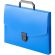 Папка-портфель Attache пластиковая A4 синяя (240x317 мм, 1 отделение)