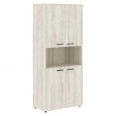 Шкаф с 2-мя комплектами глухих малых дверей и топом XHC 85.4 Сосна Эдмонт 856х432х1955 XTEN Шкаф с 2-мя комплектами глухих малых дверей и топом XHC 85.4 Сосна Эдмонт 856х432х1955 XTEN