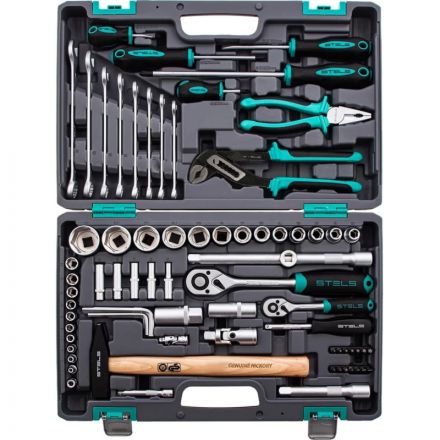 Набор инструмента слесарно-монтажный Stels 76 предметов (14104)