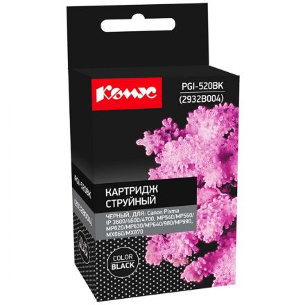 Картридж струйный Комус PGI-520BK (2932B004) чер. для Canon IP3600