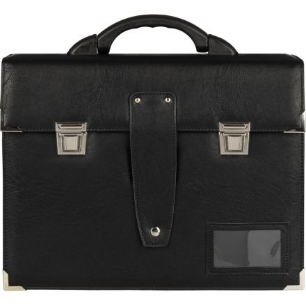 Портфель ГРИФ К мод. 1027/2 черный экокожа