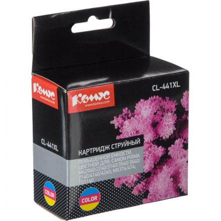Картридж струйный Комус CL-441XL (5220B001) цв.пов.емк. для PIXMA MG2140/31